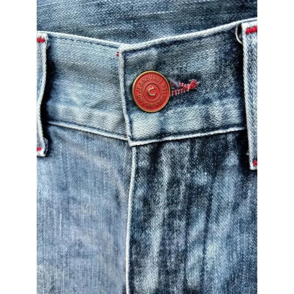 True Religion Mens Gino Relaxed Bleach Denim Jeans Blue Size 31 - Picture 15 of 15